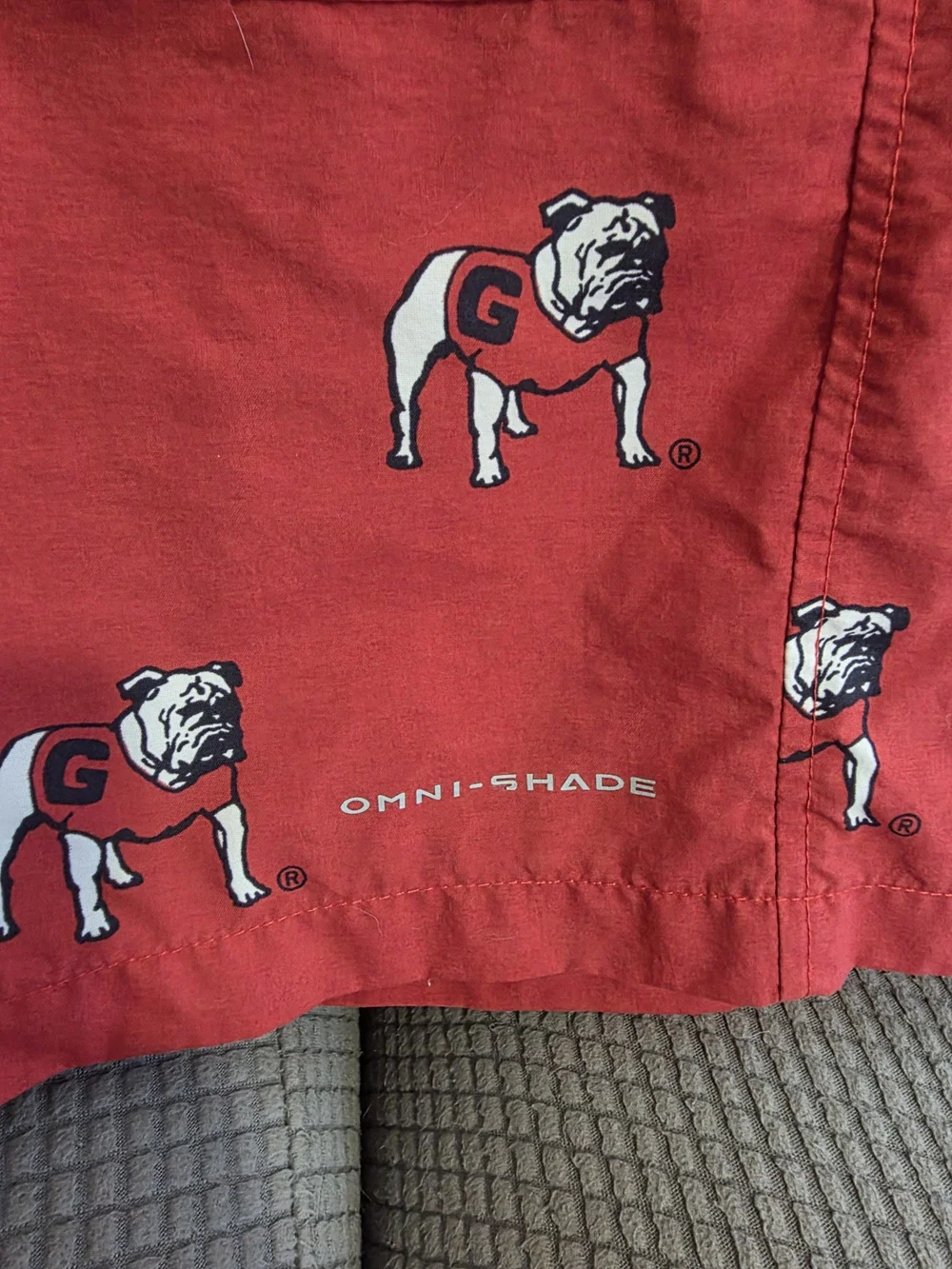 Men's Georgia Bulldog Columbia PFG Swim Trunks